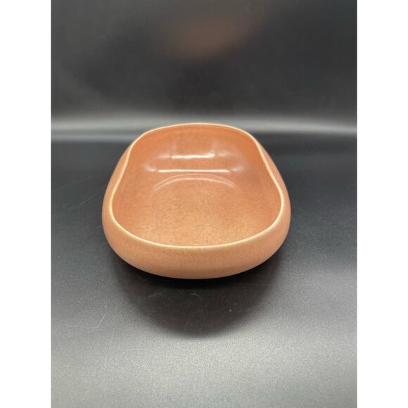 Vintage MCM Russell Wright Steubenville Coral Serving Bowl with Folded Edge - Picture 2 of 6